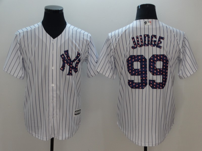 Men New York Yankees #99 Judge White Independent version Game MLB Jerseys->houston texans->NFL Jersey